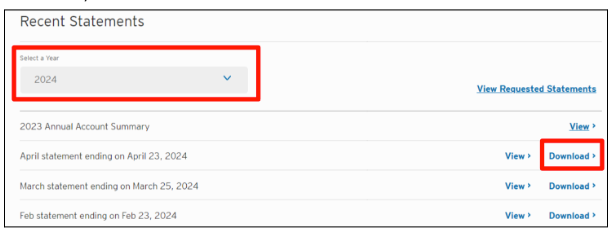Select the relevant statement